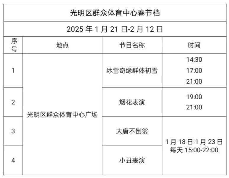 2025光明群众体育中心花市时间+地点+展位情况