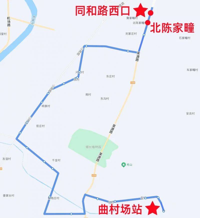 2025春节烟台新增4条赶集专线！附运行时间和路线图（4）