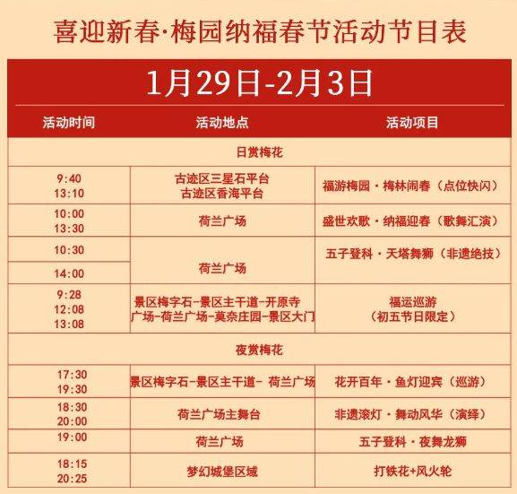 2025无锡梅园春节北狮、打铁花活动（时间+地址）