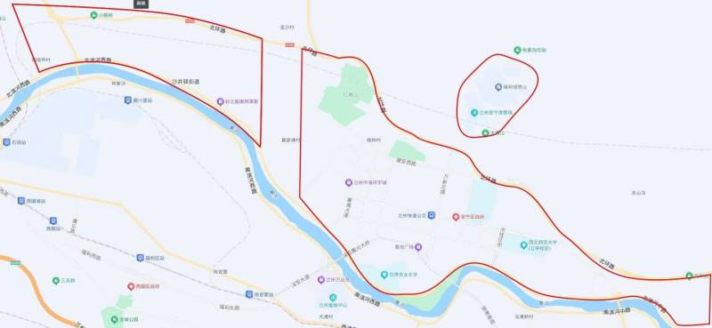 2025兰州市主城四区春节期间禁止燃放烟花爆竹区域及时间（4）