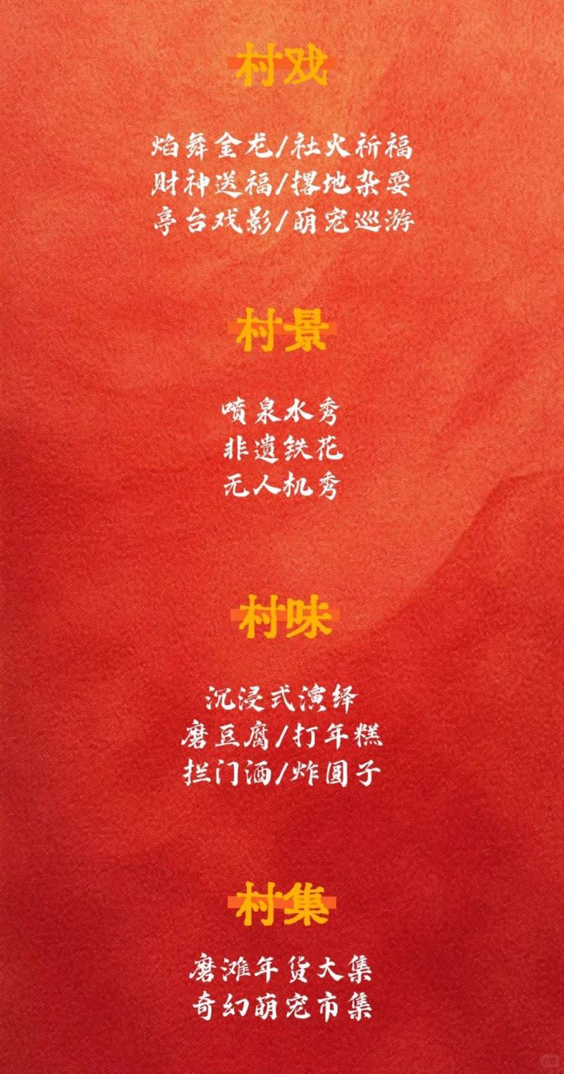 2025合肥磨滩首届村节联欢会（时间+地点+内容）