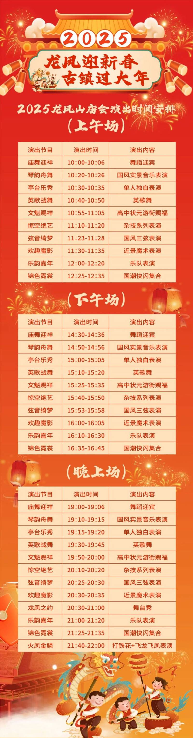 2025洛阳龙凤山古镇新春庙会(时间+节目单+购票入口) 2025洛阳龙凤山古镇新春庙会(时间+节目单+购票入口)