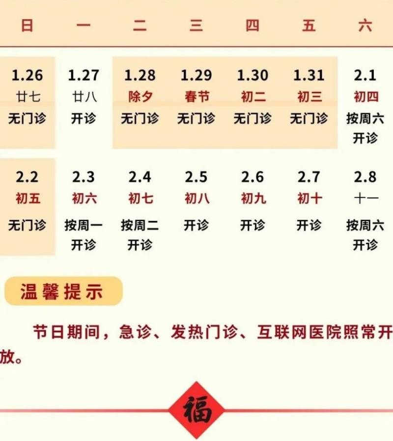 2025年春节期间 上海浦东各大医院门急诊安排 2025年春节期间 上海浦东各大医院门急诊安排