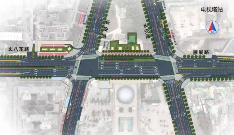 西安丈八东路与雁展路1月23日通车 西安丈八东路与雁展路1月23日通车