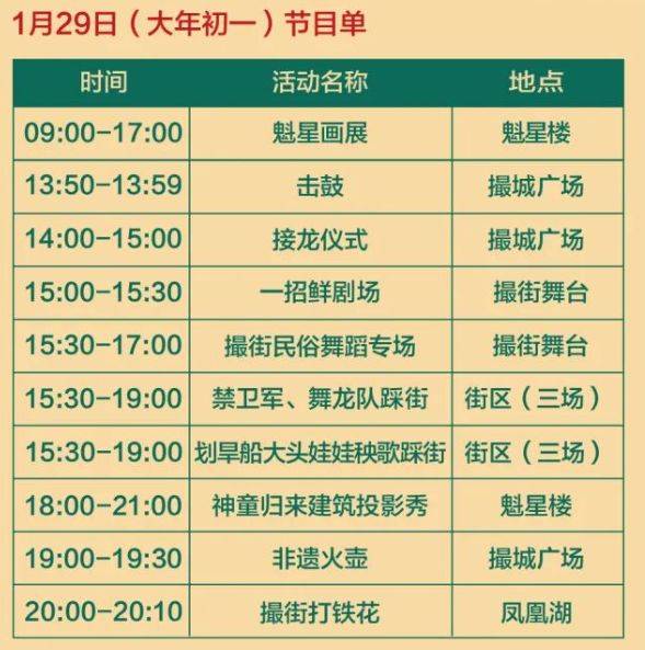2025合肥撮镇撮街迎新春民俗文化节（时间+地点+内容）