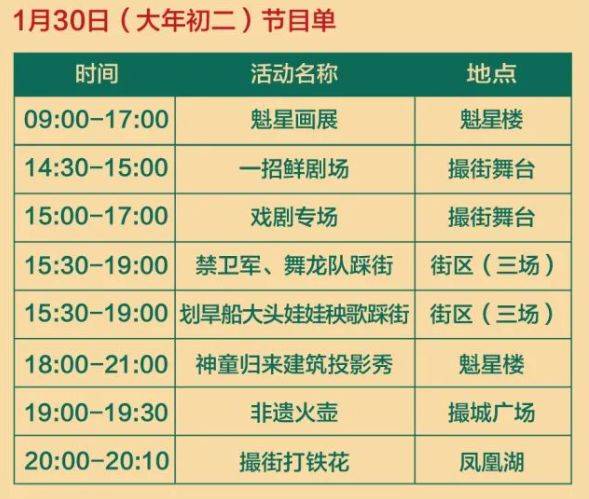 2025合肥撮镇撮街迎新春民俗文化节（时间+地点+内容）（2）