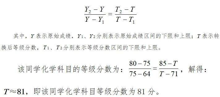 2025河南高考化学赋分标准
