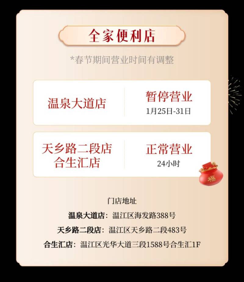 2025温江各商超春节营业时间（13）