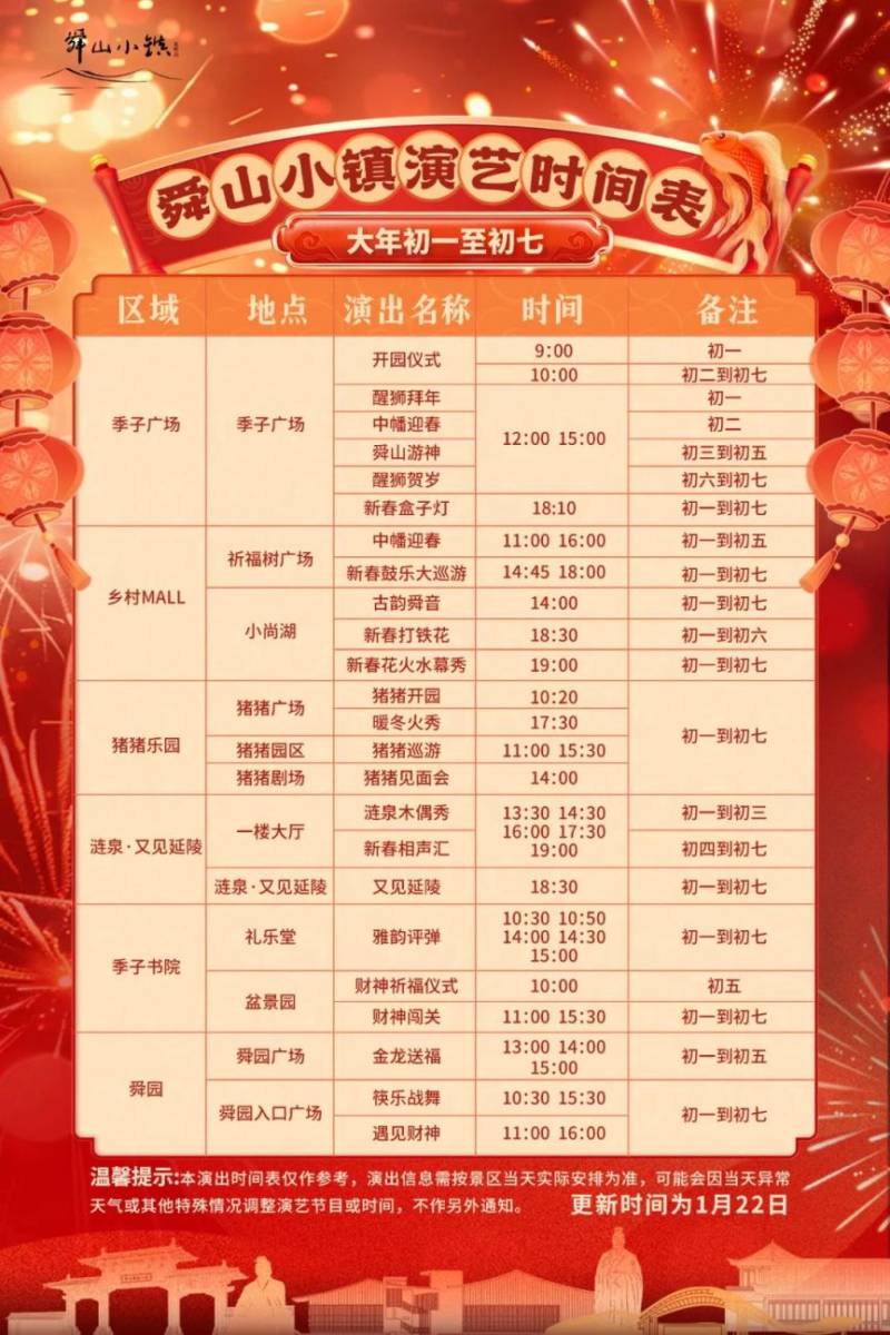 2025常州舜山小镇春节打铁花活动指南(最新)