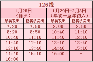 2025年春节期间大亚湾公交线路运营时间表(9) 2025年春节期间大亚湾公交线路运营时间表(9)