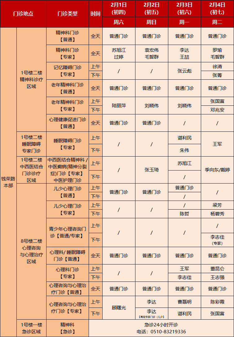 2025无锡医院春节放假时间汇总（持续更新）（9）