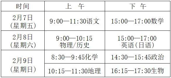 福州市2024-2025学年中学部分年级教学质量抽测安排（3）