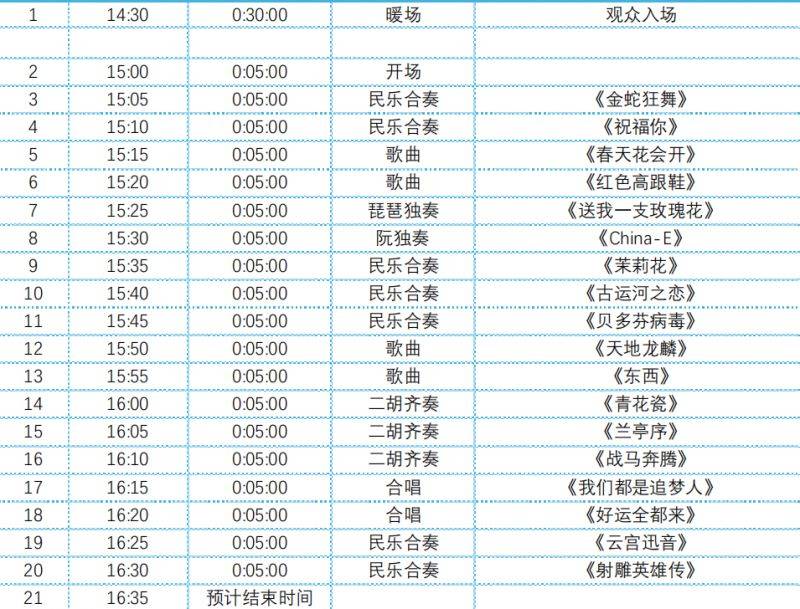 2025春晚无锡分会场主舞台演出时间表