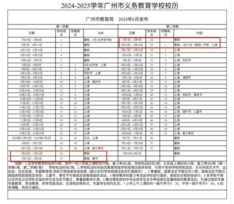 2025广州大中小学幼儿园开学时间 2025广州大中小学幼儿园开学时间