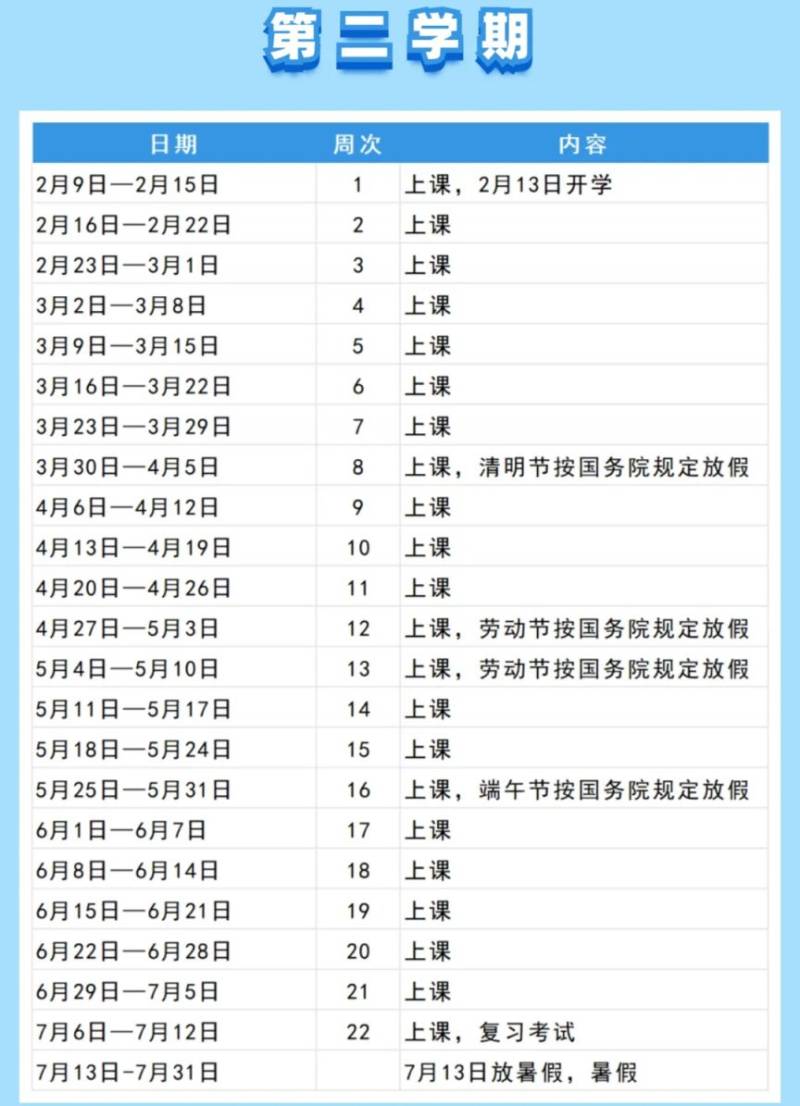 2025中山大中小学幼儿园开学时间（4）