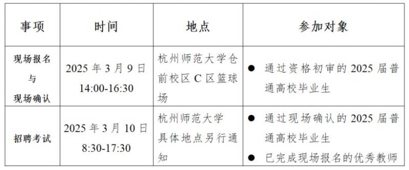 武义县教育系统面向2025届普通高校毕业生及优秀教师招聘公告（第二批）（3）