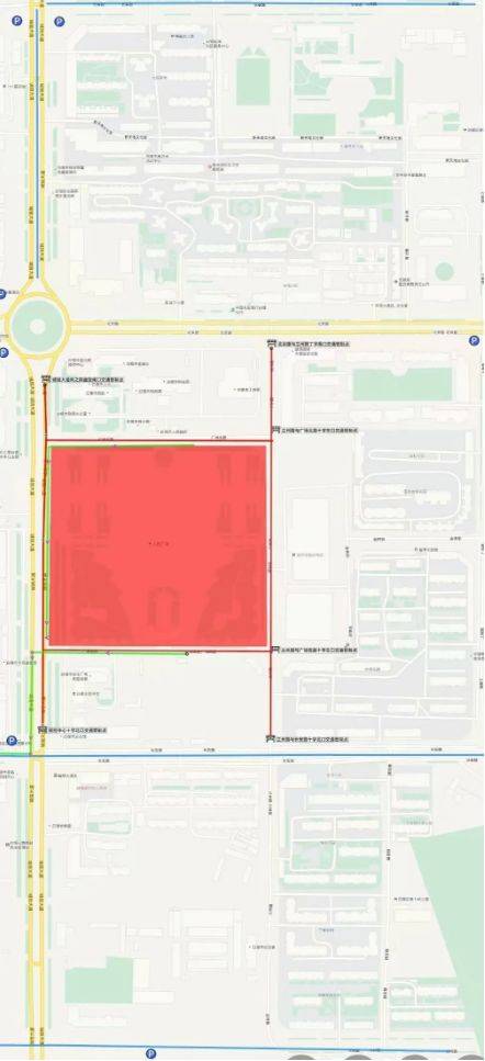 2025春节白银市安万秦腔演出交通管制路段示意图（2）