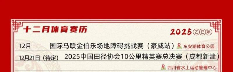 2025年成都市体育赛历（第一版）（11）