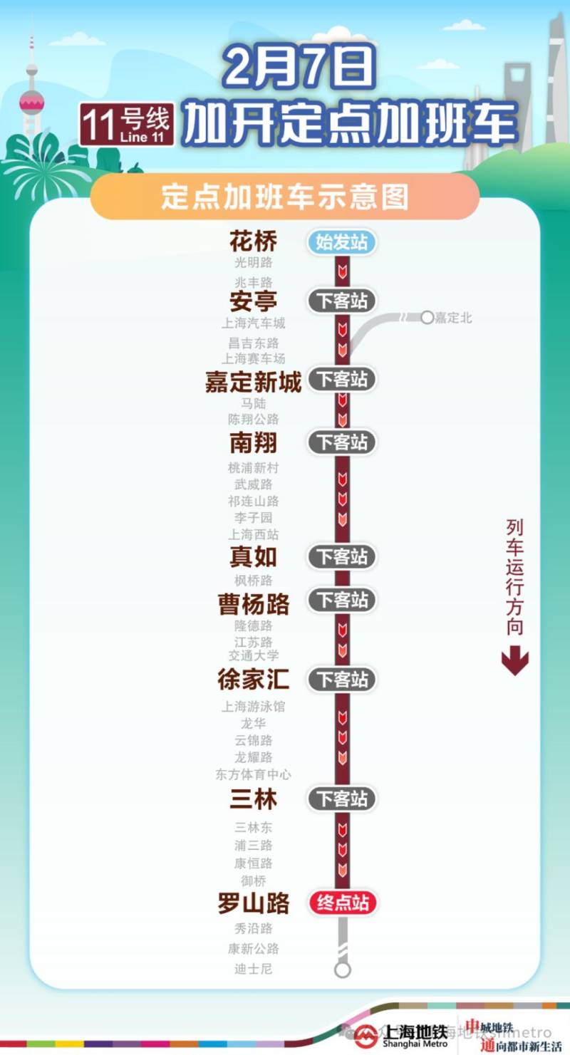 2月8日晚 上海苏州地铁11号线延长运营时间(2) 2月8日晚 上海苏州地铁11号线延长运营时间(2)
