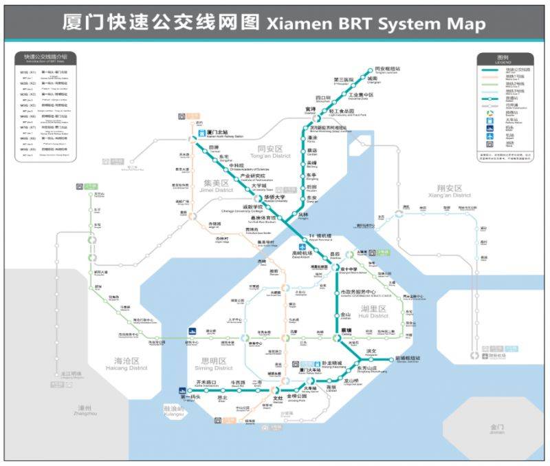 2025厦门元宵节BRT运营时间表+线网图+票价（4）
