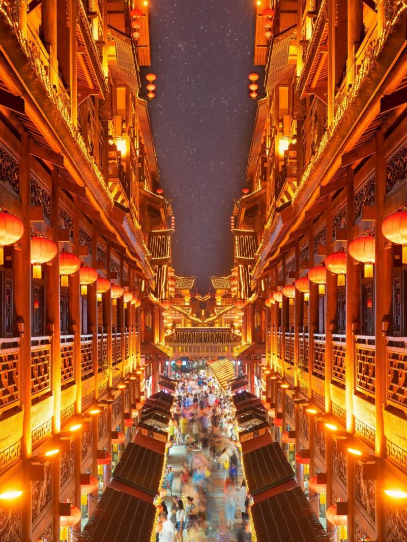 2025重庆洪崖洞夜景灯光时间（2）