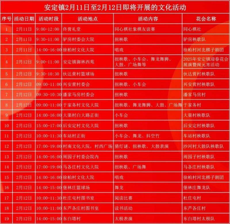 2025北京大兴区元宵节特色活动一览（时间+地点）