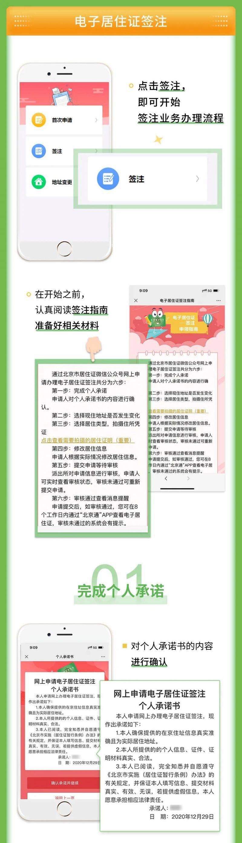北京居住证签注指南(办理时间+材料+流程)（2）
