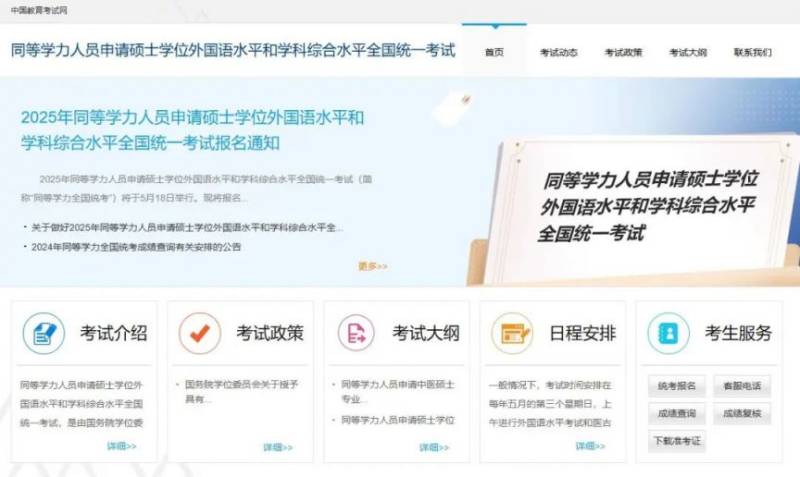 2025年同等学力人员申硕全国统一考试报考流程(时间+入口) 2025年同等学力人员申硕全国统一考试报考流程(时间+入口)