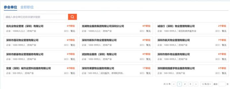2025深圳春风行动物业行业专场招聘会时间+地点+岗位详情