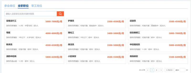 2025年罗湖区“南粤春暖”暨“春风行动”线上招聘会最新消息（2）