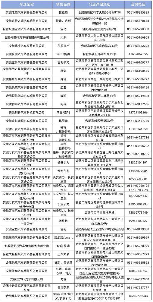 2025年合肥高新区汽车消费券发放时间+金额+使用方式（4）