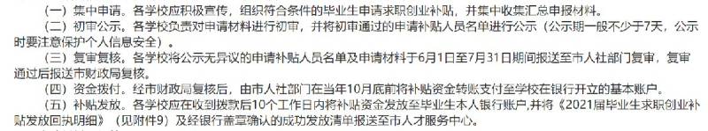 西安求职创业补贴发放时间