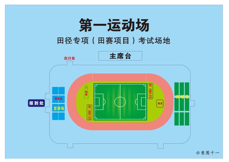2025重庆体考考试场地示意图（11）