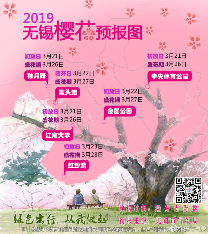无锡历年樱花开放时间汇总（7）