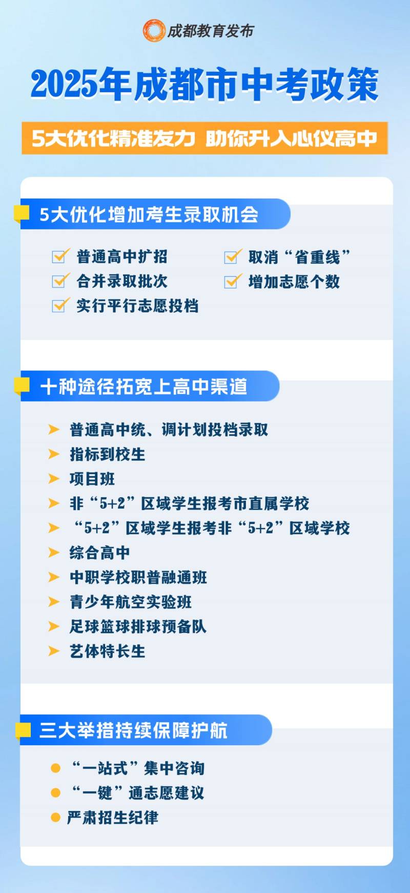 2025成都中考政策 2025成都中考政策