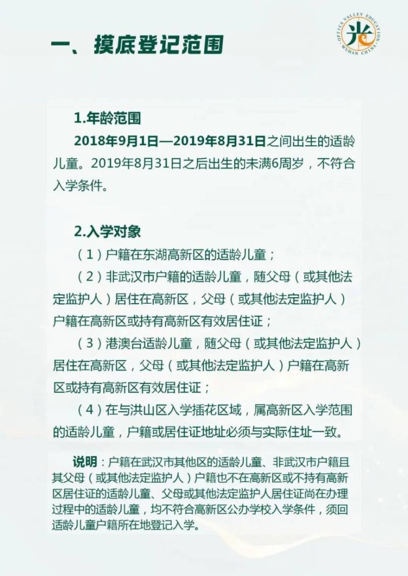 2025武汉东湖高新区幼升小入学登记政策及问答（5）