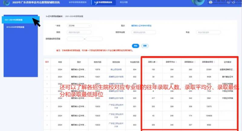 2025年广东春季高考志愿填报辅助系统入口（6）